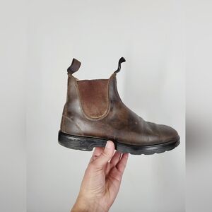 Blundstone Men's Rustic Brown Leather Boots, Size 5